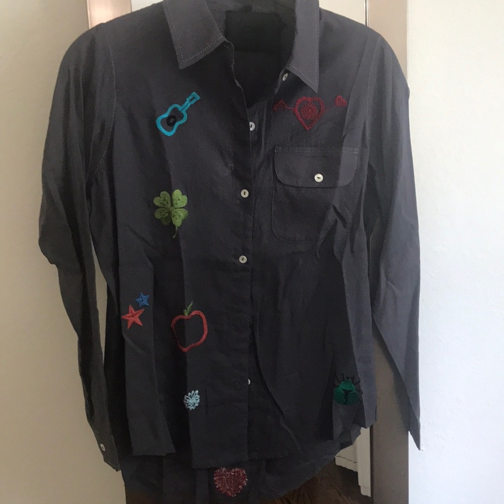Love Binetti embroidered blouse
